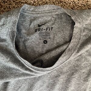 Nike Dri-FIT Heather Gray Tee